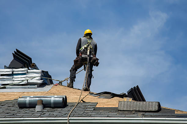 Professional Roof Replacement technician working in Bow, NH